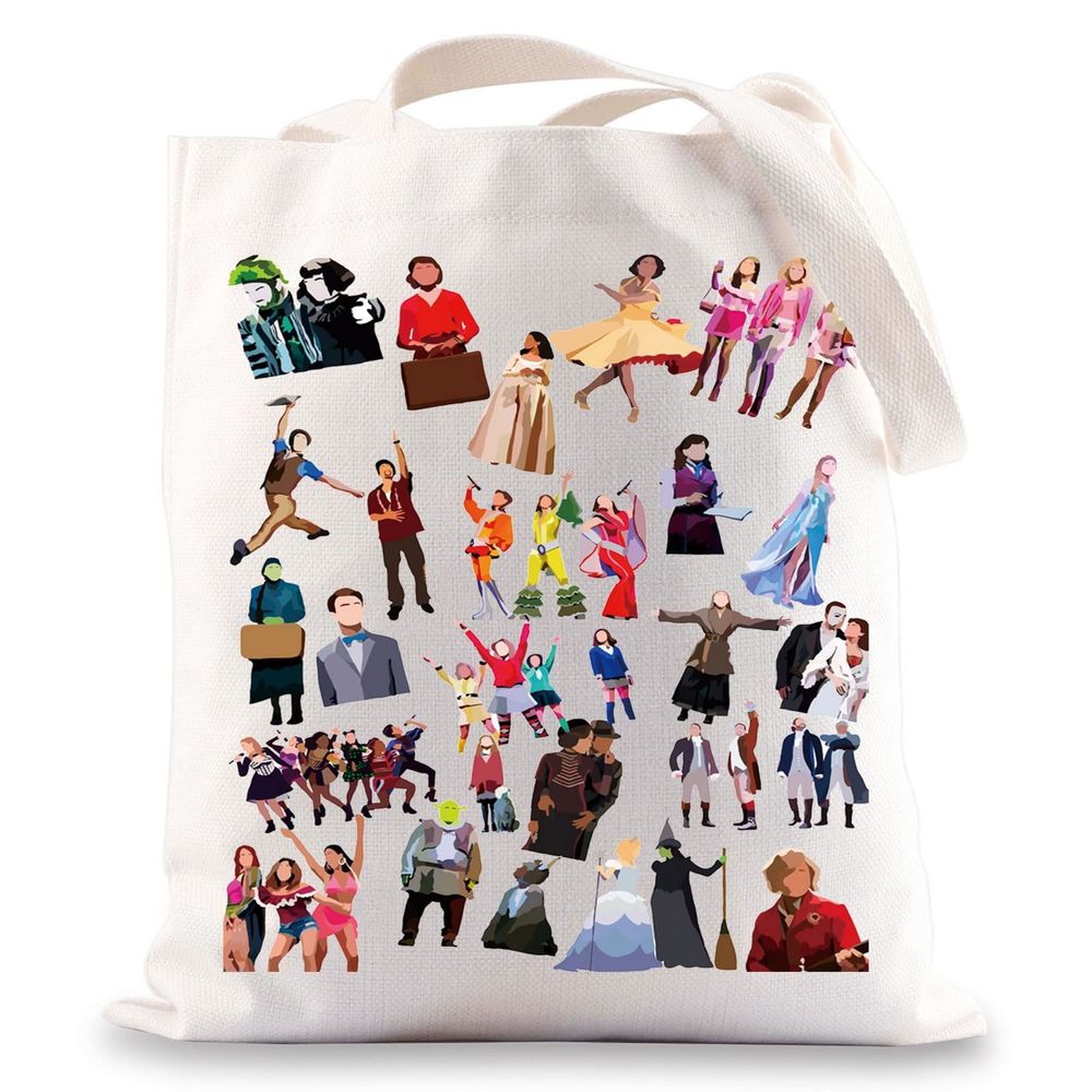 Musical Character Tote Bag Theater Shoulder Bag Musical Merchandise Musical o_o